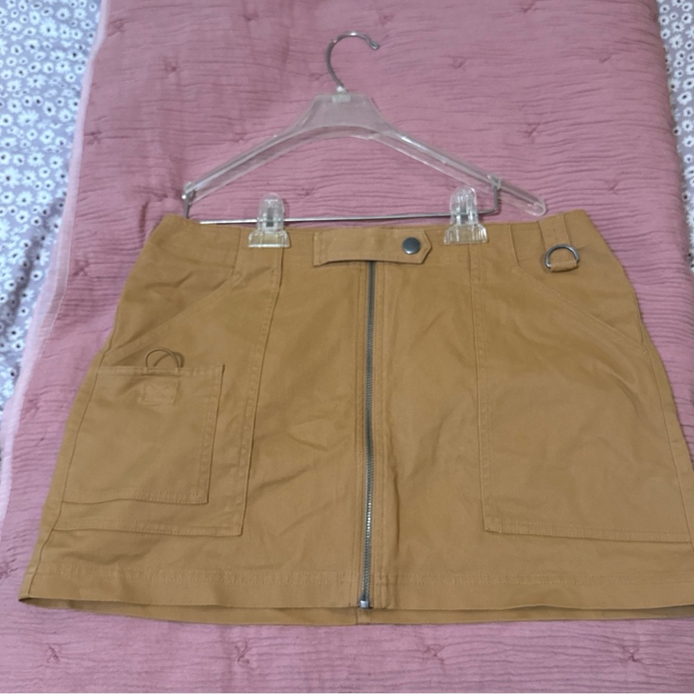 Target Tan Mini Cargo Skirt Casual